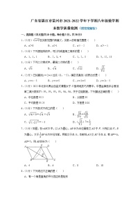 广东省湛江市雷州市2021-2022学年下学期八年级数学期末教学质量检测(word版含答案)