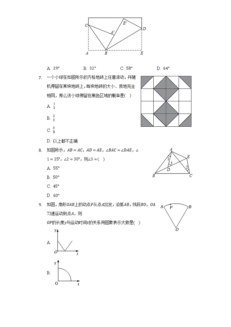 2021-2022学年河南省驻马店市市区学校七年级（下）期末数学试卷（Word解析版）第2页