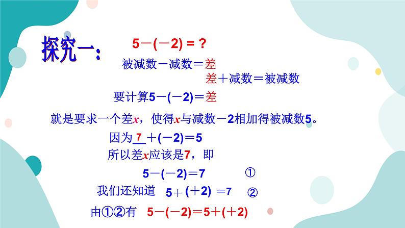浙教版7上数学2.2有理数的减法（1）课件+教案+导学案05