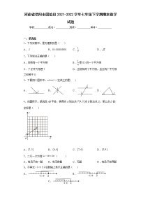 河南省信阳市固始县2021-2022学年七年级下学期期末数学试题(word版含答案)