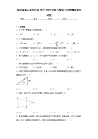 湖北省黄石市大冶市2021-2022学年八年级下学期期末数学试题(word版含答案)