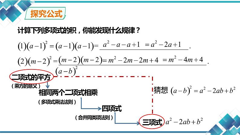 初中数学七年级第三单元第9课《3.4乘法公式（2）》 课件第5页