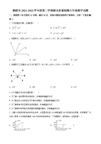 山东省烟台市栖霞市2021-2022学年六年级下学期期末数学试题(word版含答案)