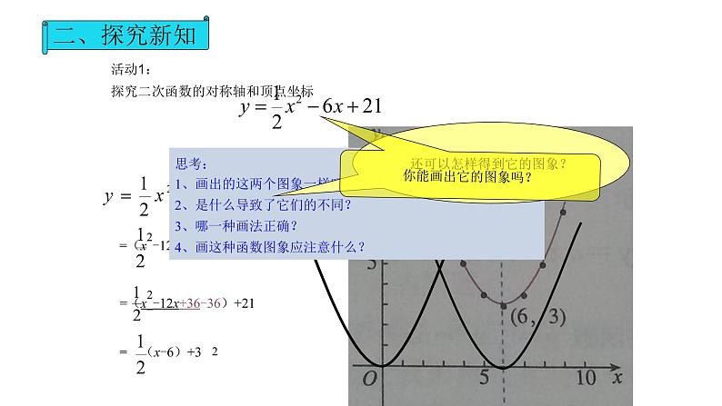 22.1.4 二次函数y=ax2+bx+c的图象和性质 课件 2022-2023学年人教版数学九年级上册03