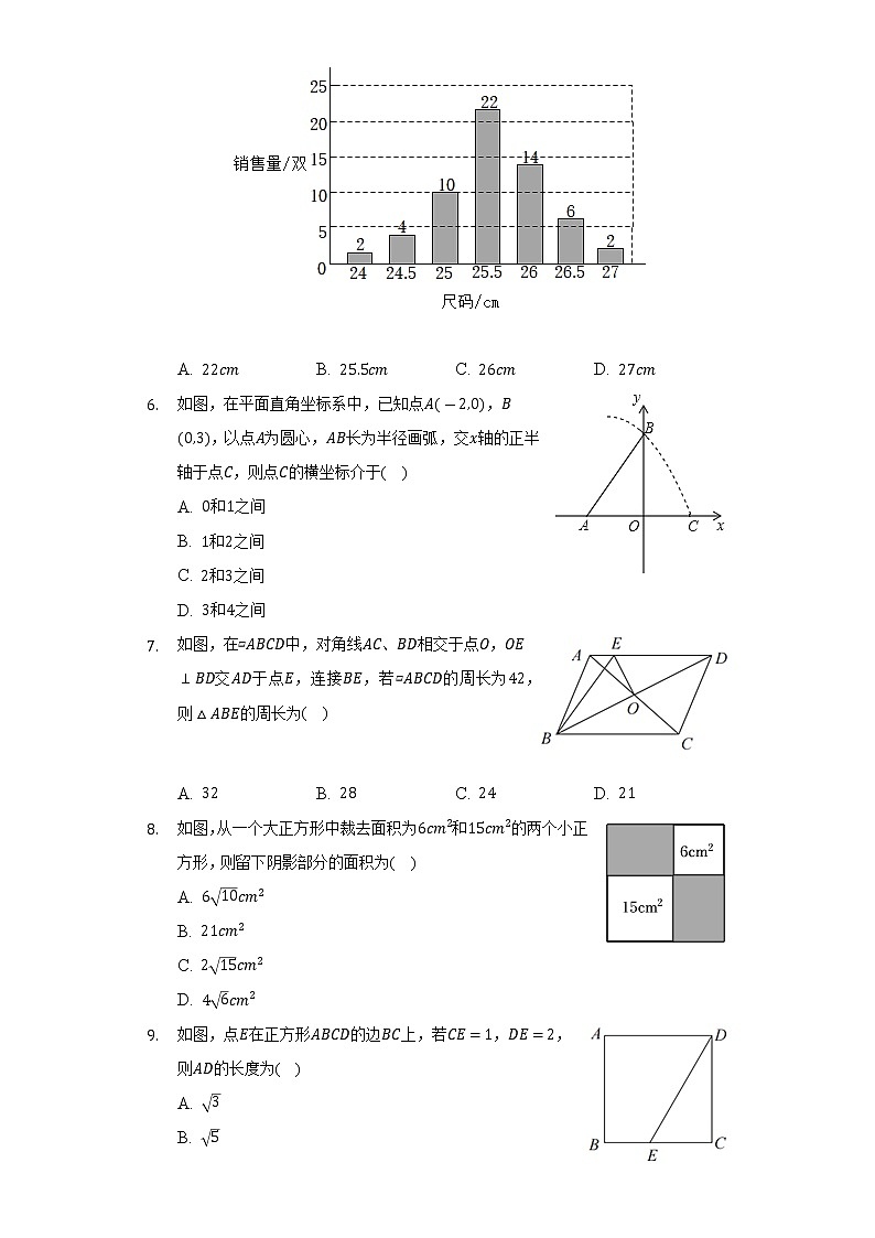 2021-2022学年山西省吕梁市孝义市八年级（下）期末数学试卷（Word解析版）第2页