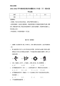 2021-2022学年湖南省株洲市醴陵市八年级（下）期末数学试卷（Word解析版）