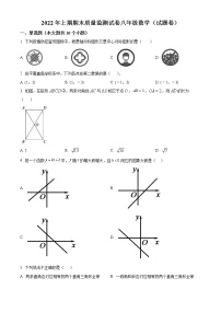 湖南省永州市新田县2021-2022学年八年级下学期期末数学试题(word版含答案)