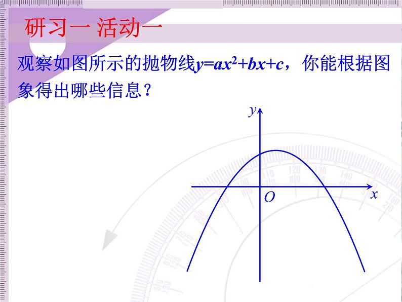 人教版 九年级上册 二次函数复习课件03