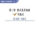 北师大版七年级数学上册课件 3.2.1 代数式