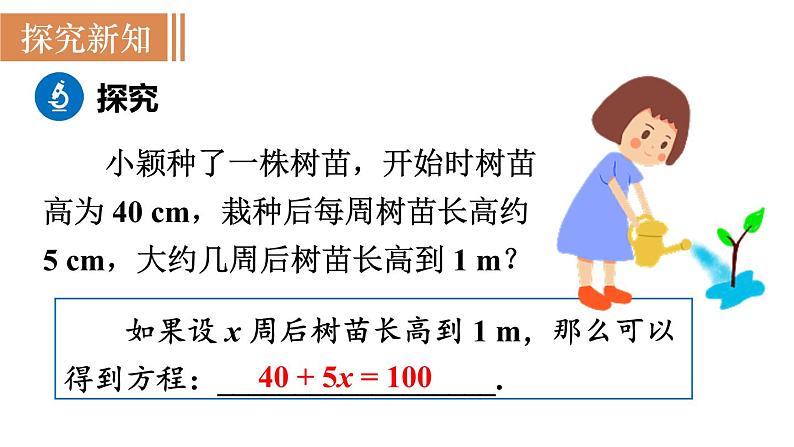 北师大版七年级数学上册课件 5.1.1 认识一元一次方程04