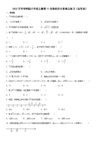 数学八年级上册第11章 数的开方综合与测试课后复习题