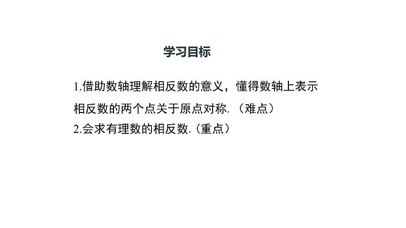 人教版七年级数学上册课件--1.2.3 相反数03