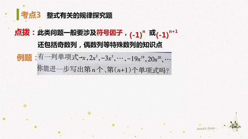 2.4整式-巩固练习ppt第6页