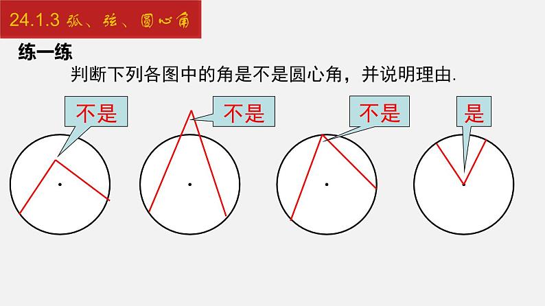 人教版九年级数学上册课件---24.1.3 弧、弦、圆心角第6页