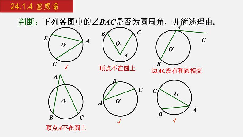 人教版九年级数学上册课件---24.1.4 圆周角第5页