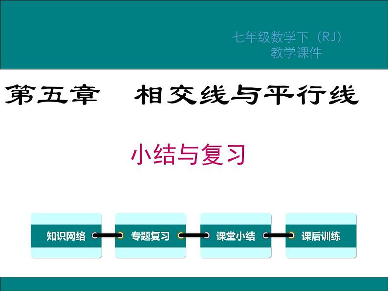 人教版七年级数学下册期末复习课件全套01