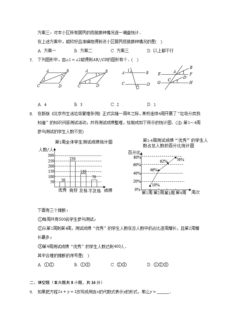 2021-2022学年北京市海淀区师达中学七年级（下）期末数学模拟练习试卷（Word解析版）02
