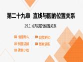 冀教版數(shù)學九年級下冊第二十九章29.1 點與圓的位置關(guān)系PPT課件