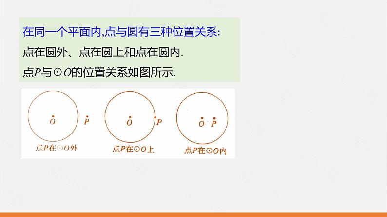 冀教版数学九年级下册第二十九章29.1 点与圆的位置关系PPT课件04