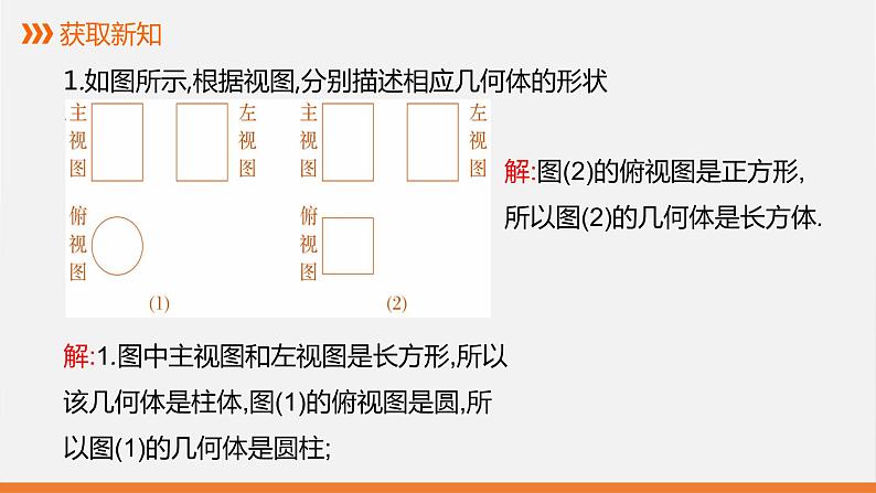 冀教版九年级下册第三十二章32.2 第3课 根据三视图进行有关的描述与计算课件第4页