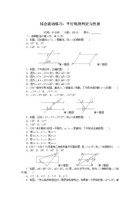 初中5.2.2 平行线的判定一课一练