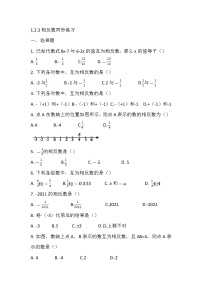 数学七年级上册1.2.3 相反数习题