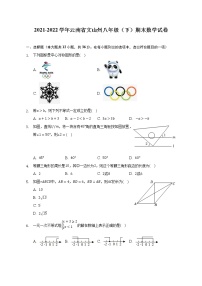 2021-2022学年云南省文山州八年级（下）期末数学试卷(解析版)