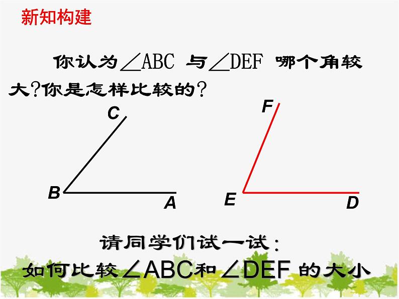 沪科版数学七年级上册 4.5角的比较与补（余）角（1）课件03
