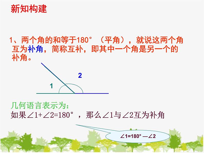 沪科版数学七年级上册 4.5角的比较与补（余）角（2）课件03