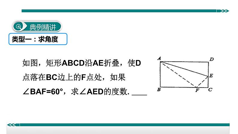 初中数学8下12.矩形中的折叠问题专题课件03