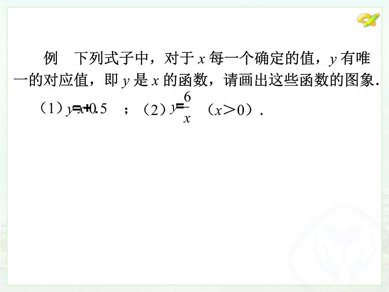 初中数学8下19.1.2函数的图象（2）课件305