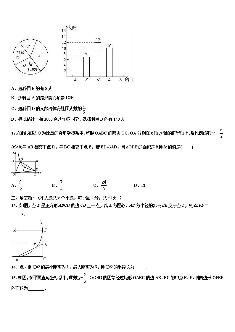 北师大2022年中考二模数学试题含解析第3页