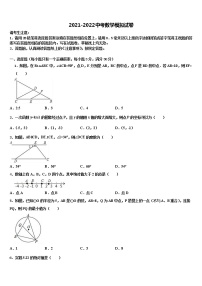 滁州凤阳县联考2021-2022学年中考数学对点突破模拟试卷含解析