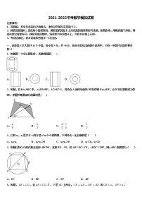 福建省南平市浦城县2021-2022学年中考数学全真模拟试卷含解析