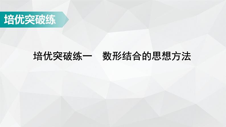 广东省2022年中考数学总复习讲练课件：培优突破练1 数形结合的思想方法01