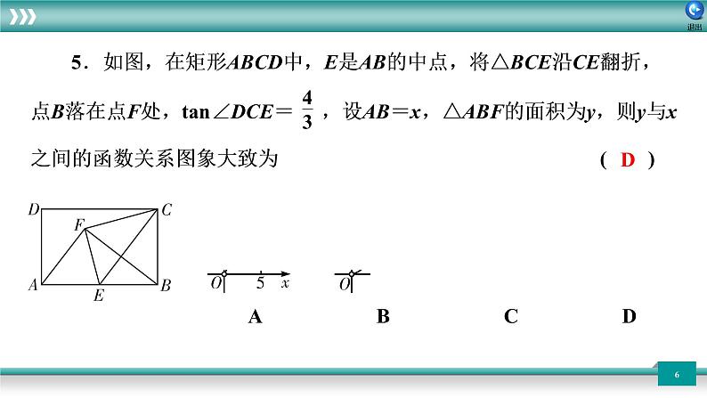 广东省2022年中考数学总复习讲练课件：培优突破练1 数形结合的思想方法06