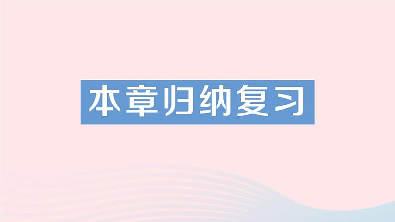 数学人教版八年级上册同步教学课件第13章 轴对称本章归纳复习第1页