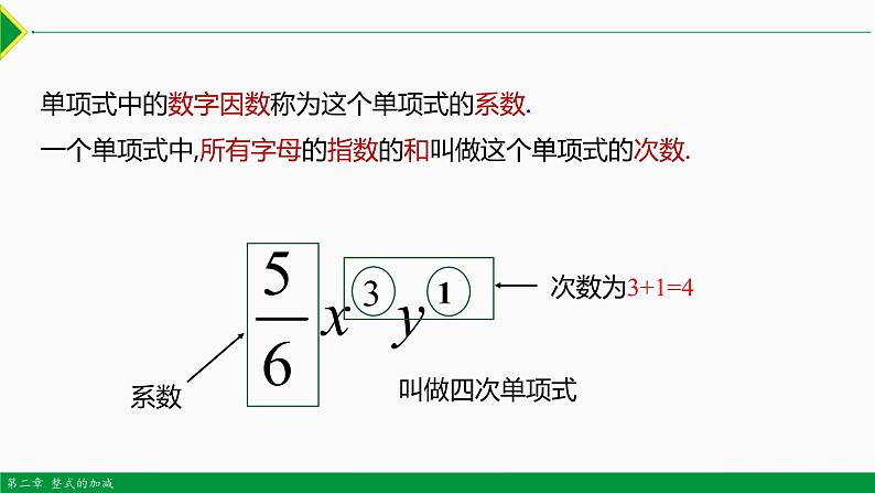 2.1 整式 第2课时(单项式）-2022-2023学年七年级数学上册同步教材配套精品教学课件（人教版）第7页