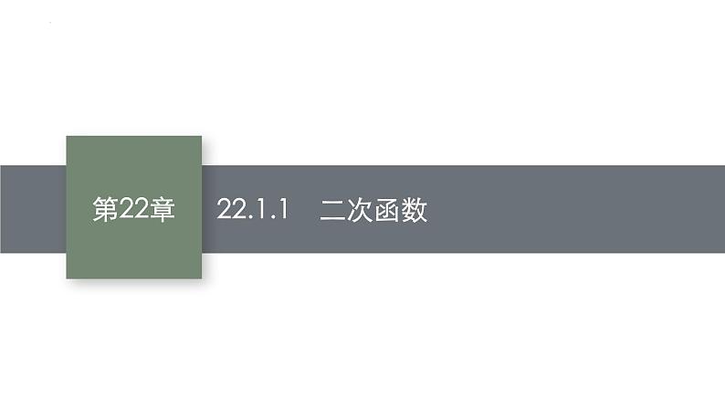 22.1.1 二次函数   课件   2022-2023学年人教版九年级数学上册01