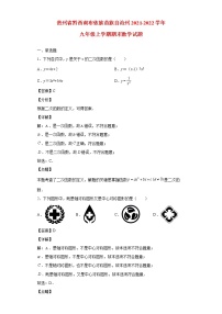 贵州省黔西南布依族苗族自治州2021_2022学年九年级数学上学期期末试题(含答案)