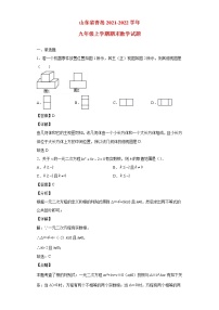 山东省青岛市2021_2022学年九年级数学上学期期末试题(含答案)