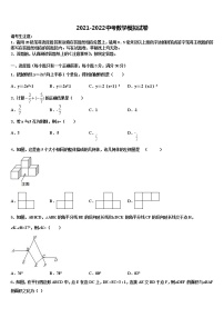 广东省广州四中学2022年中考数学模拟预测试卷含解析