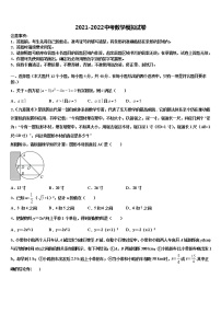 甘肃省凉州区金羊镇皇台九制校2021-2022学年中考数学模试卷含解析