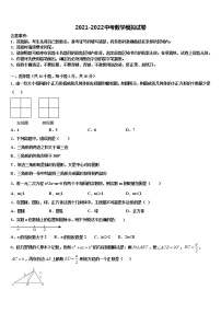 甘肃省平凉市崆峒区2021-2022学年中考数学模试卷含解析