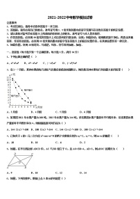 甘肃省省定西市2021-2022学年中考数学对点突破模拟试卷含解析