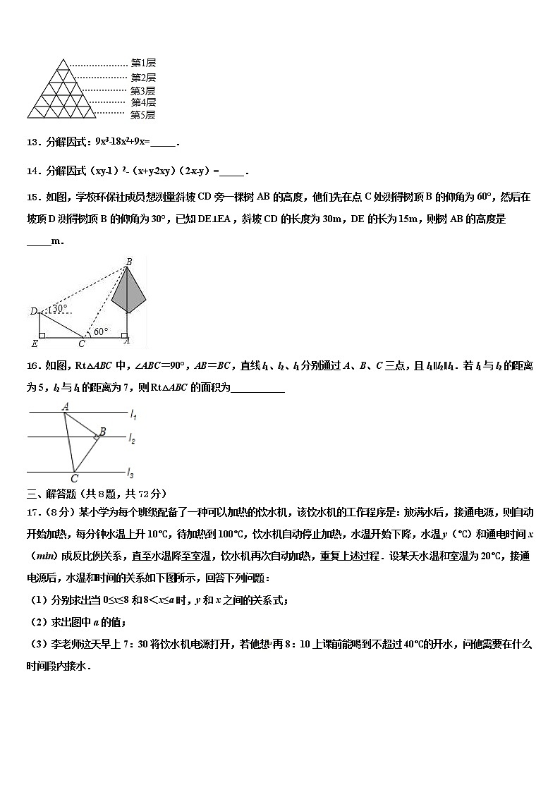 广西钦州钦州港经济技术开发区五校联考2022年中考数学适应性模拟试题含解析第3页