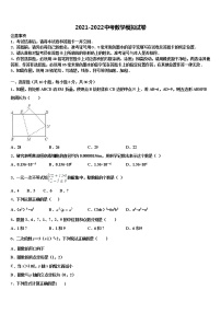 广东省湛江市名校2021-2022学年中考一模数学试题含解析