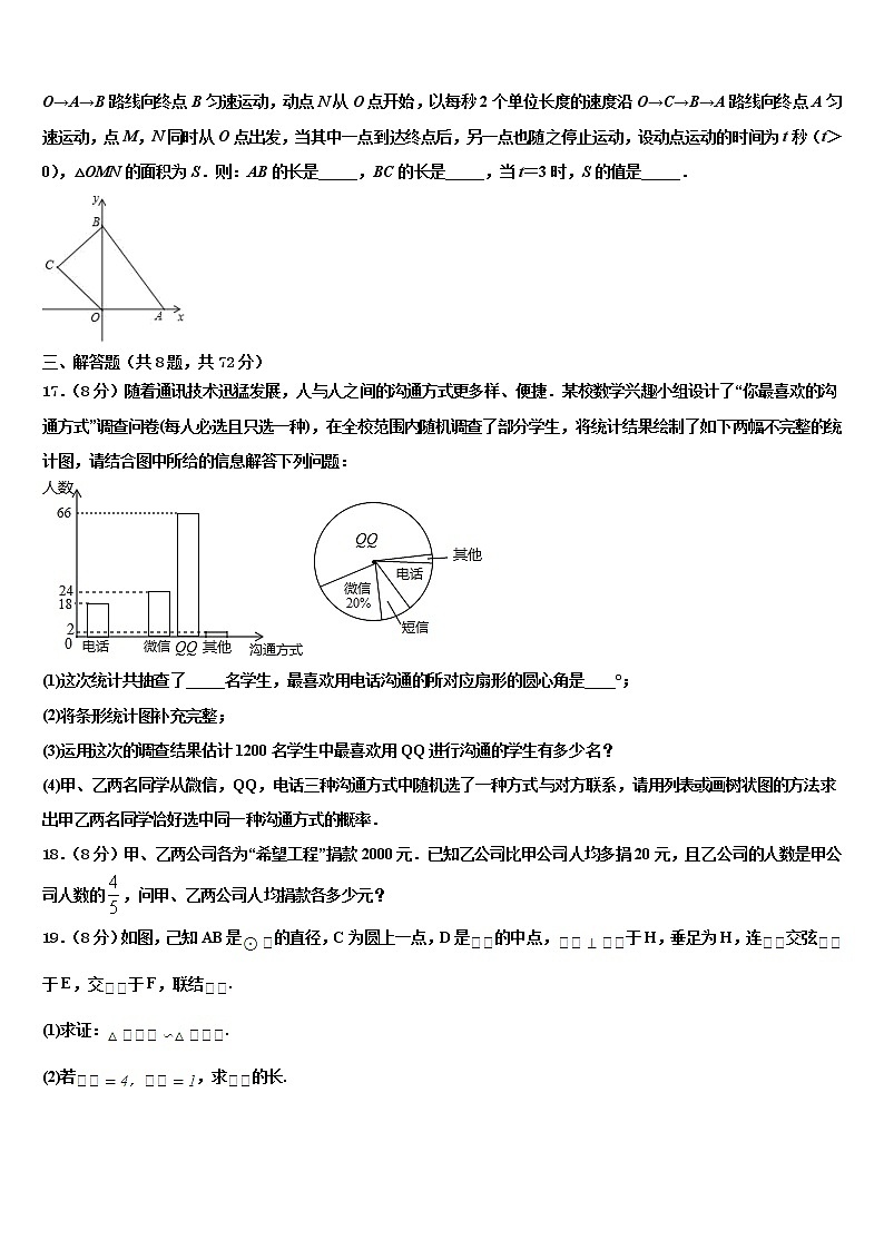 广东省肇庆市端州区2022年中考数学最后冲刺浓缩精华卷含解析03