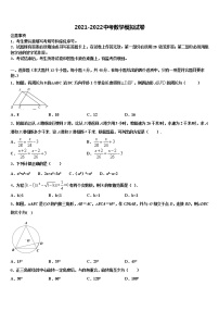 广东省珠海市九洲中学2021-2022学年中考数学押题卷含解析