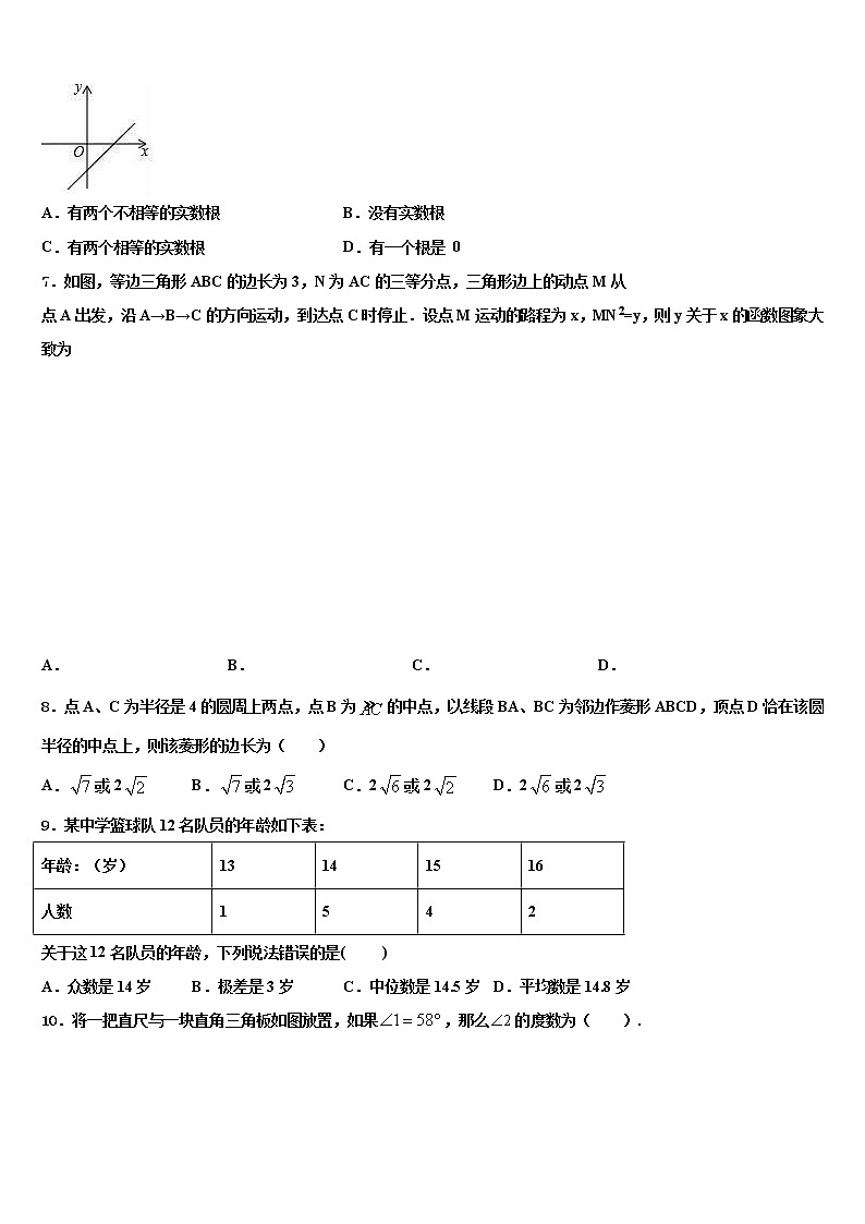 广东省韶关市乐昌市重点中学2022年中考数学考前最后一卷含解析02